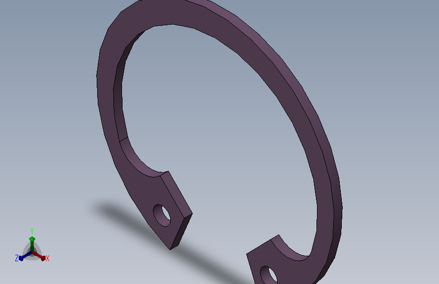 GB893．2-86孔用弹性挡圈B型32