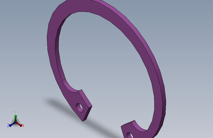 GB893．2-86孔用弹性挡圈B型47