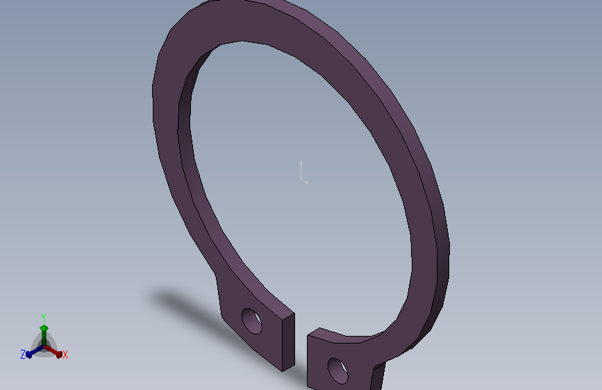 GB894．1-86轴用弹性挡圈A型25