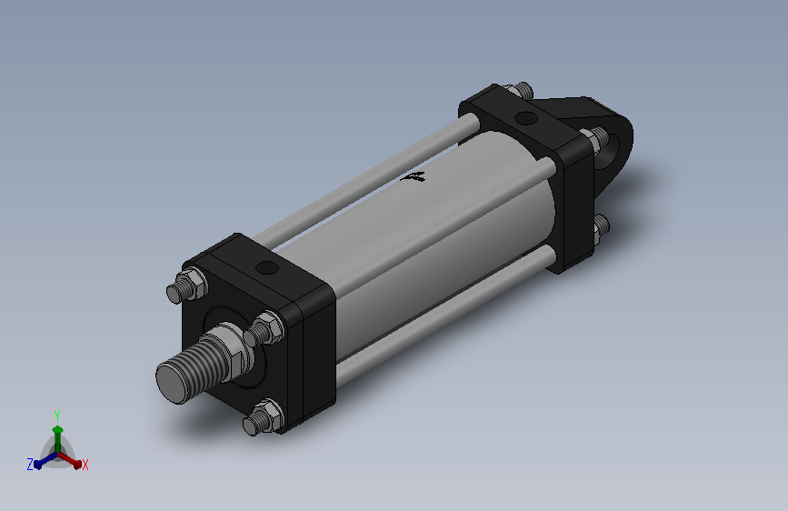 HOB-CA单耳环型中高压油缸[HOB-φ100×200-CA]