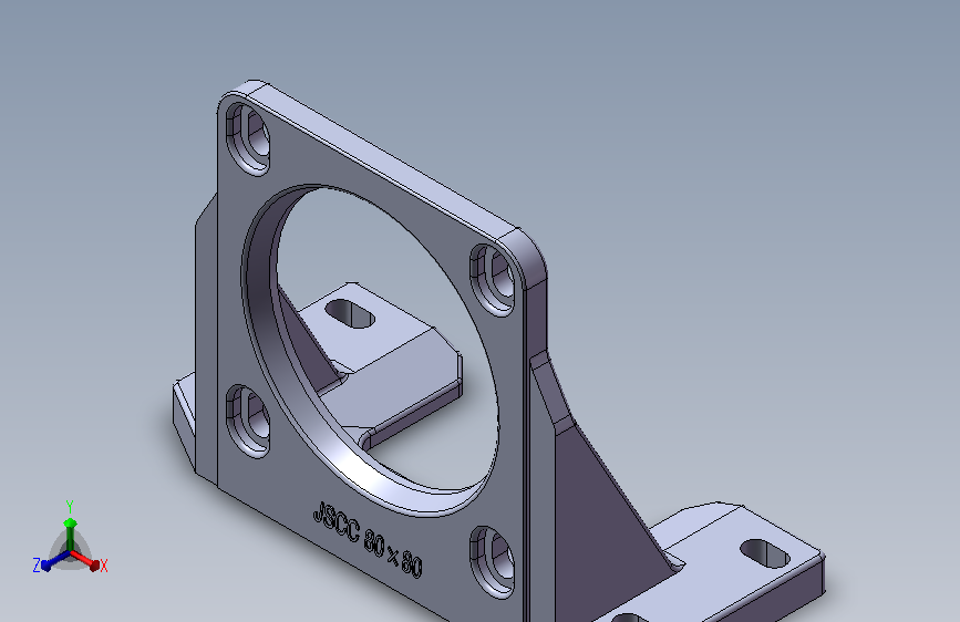 LXYC-BOSS直角安装脚RAL80-ccd