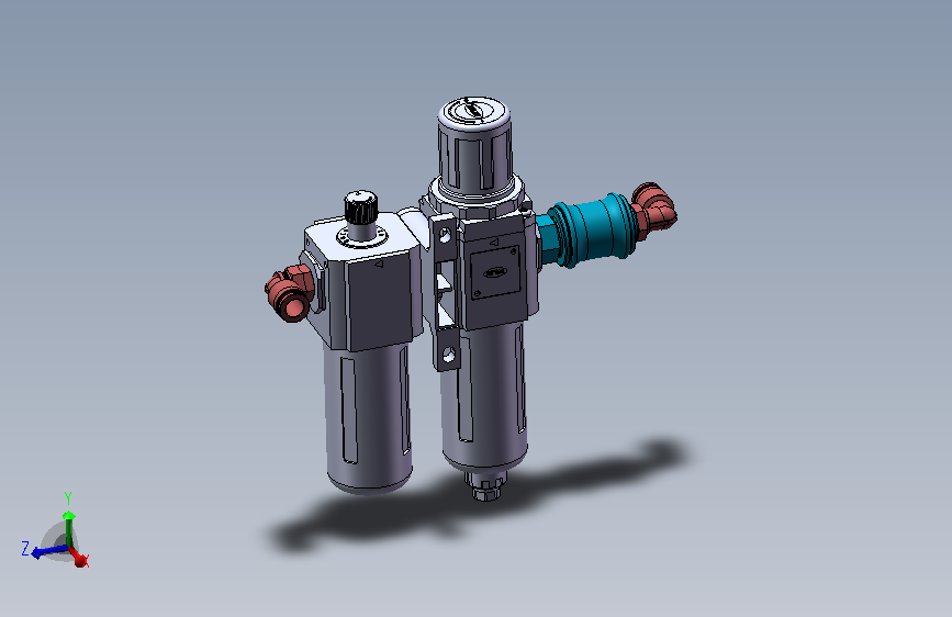 气源过滤器二联件