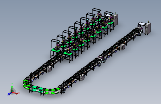 B22-产品组装倍速链流水线