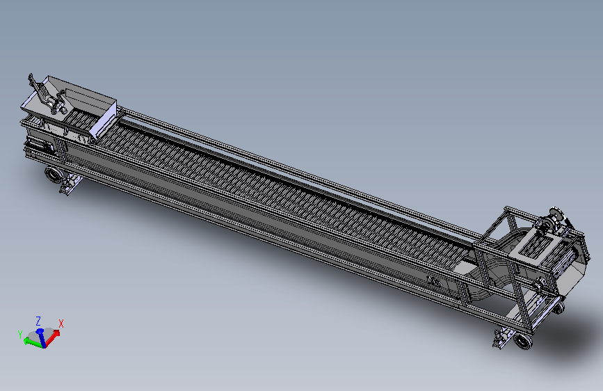 B29-大型输送机 密封防漏的鳞板输送机 stp