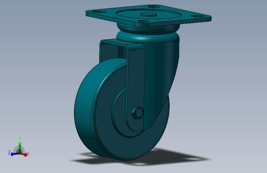 脚轮 CLC01-D100-RB