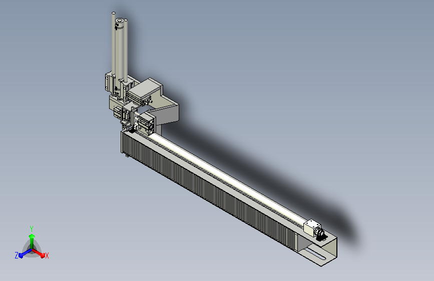 顶锚法兰送料机构装配体