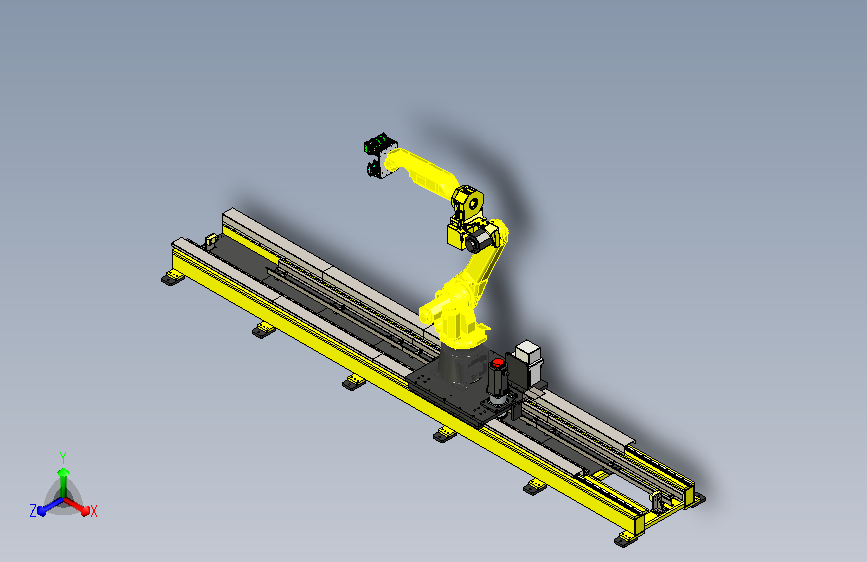 机器人行走轴地轨