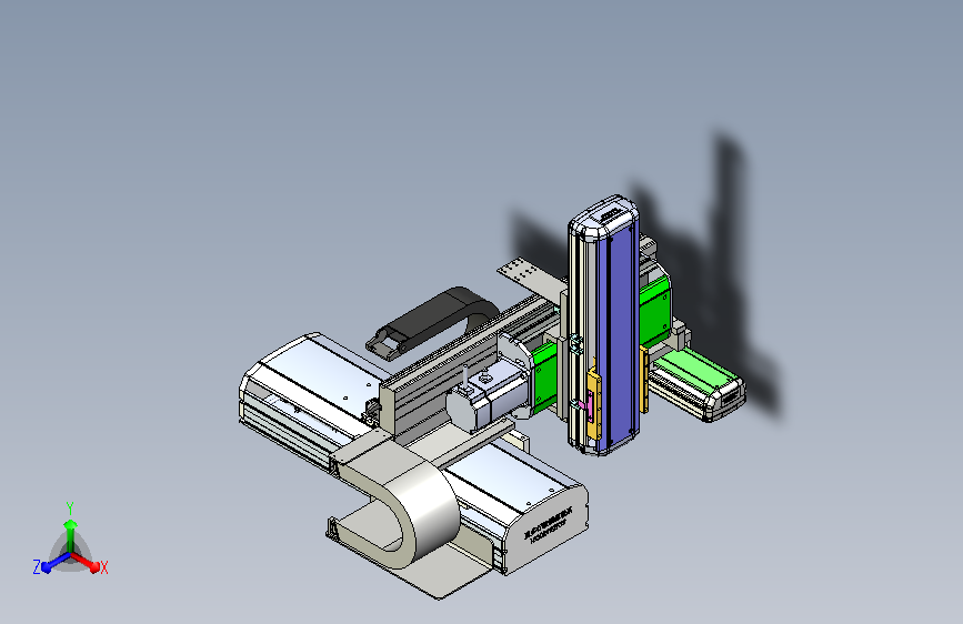 龙门模组 龙门三轴机械手 负载22kg XYMH876-G1 丝杆模组 上下料机械手[XYMH876-G1]