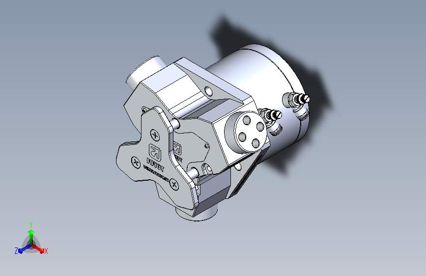 全密封液压三爪D80