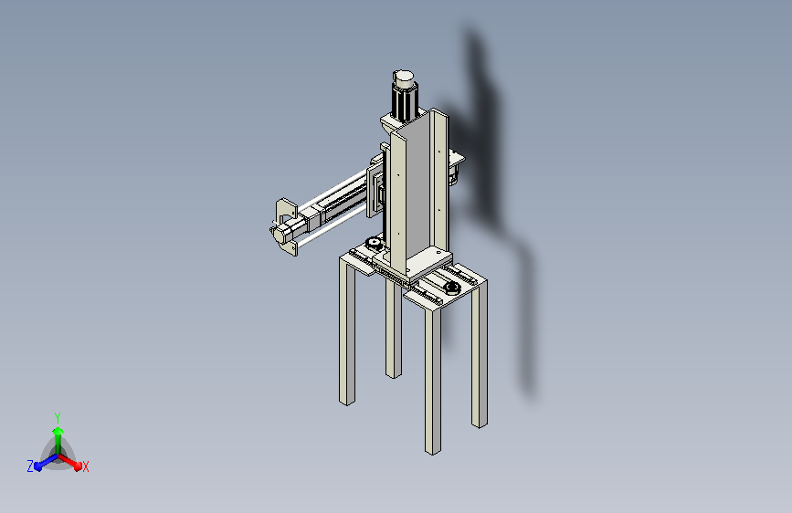 圆柱机械手总装图
