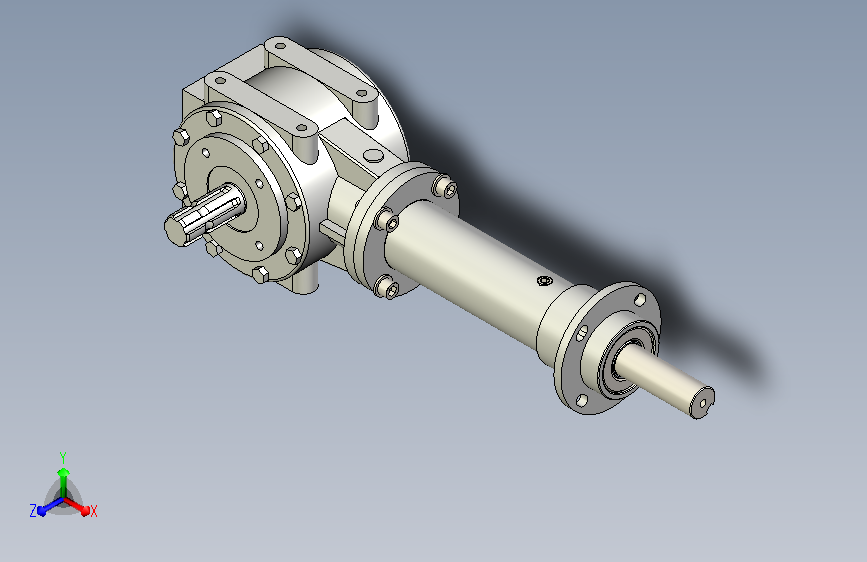 地瓜杀秧机增速箱输出总成