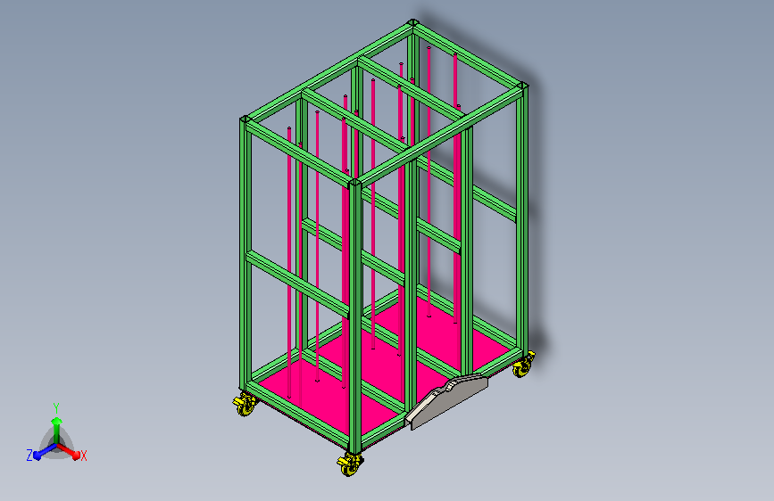 翼子板框架组装体