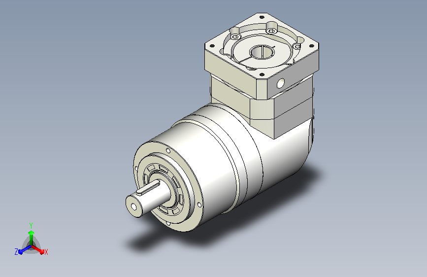 ZLR090-L1直角行星减速机[ZLR090D-L1-5-S2-P2-19-70-90-M5-45]