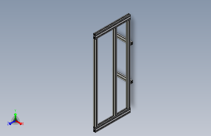工作台框架装配体