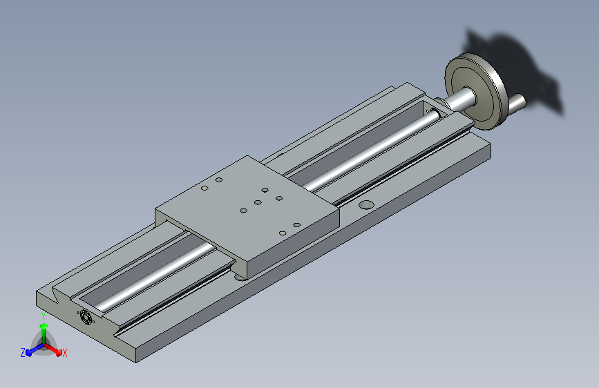 燕尾槽滑台组装