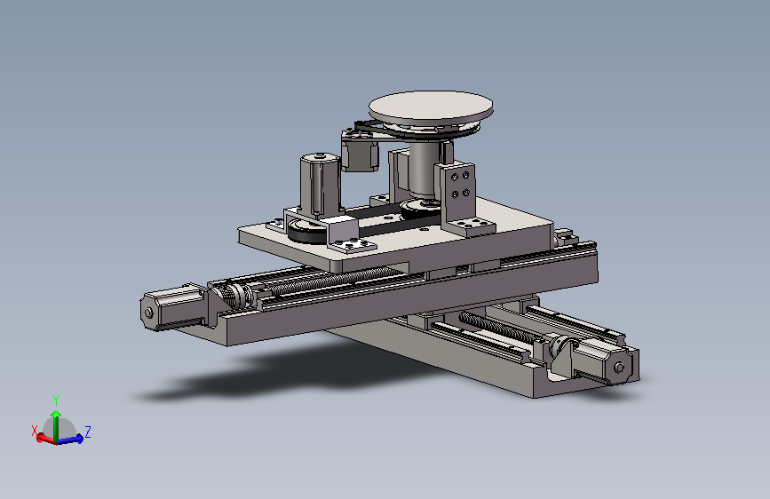 4自由度xyz滑移旋转平台（含二维工程图）1571541==wb25