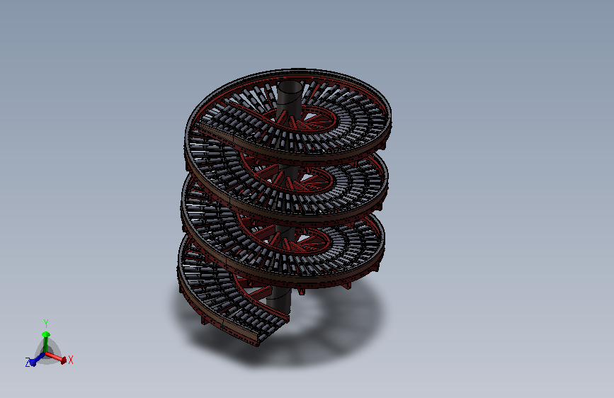 B70-螺旋重力辊式输送机