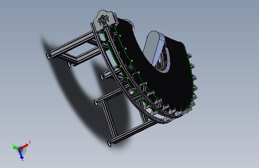 B109-新型皮带转弯机