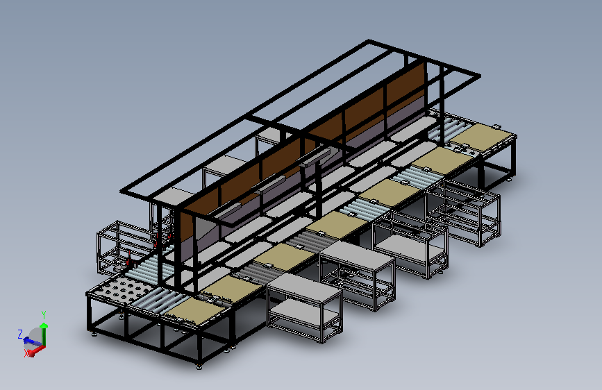 B105-无动力滚筒线
