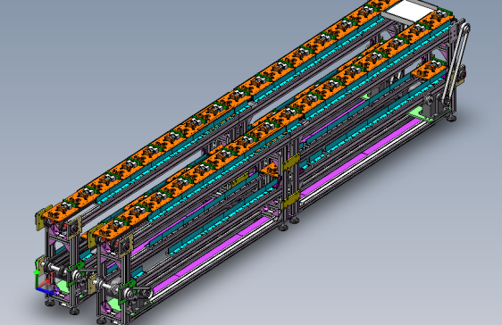 B93-双层链条输送线体