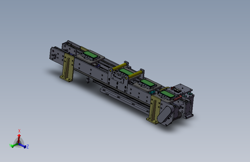 B87-手机贴膜输送机模型