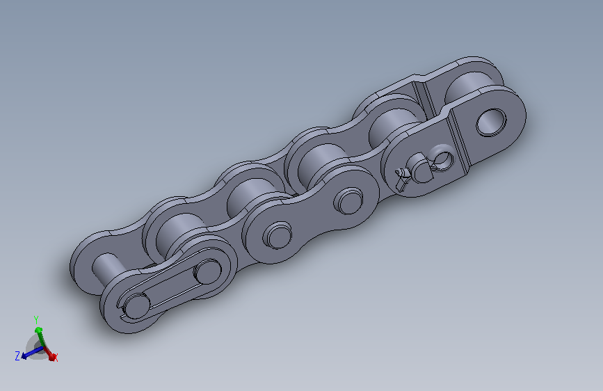 A0006771-半英寸BS单链部件链条结构