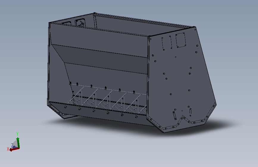 养殖场用1800双面食槽 501814==wb10