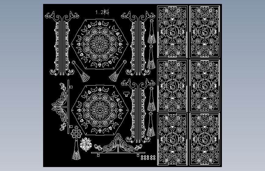 六格星宫灯-1.2厚