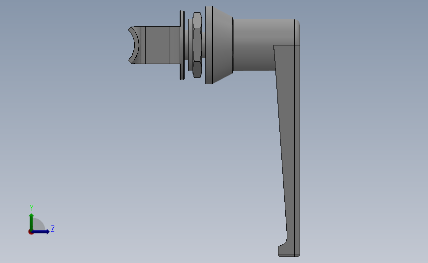 MS 301[MS301]把手锁_SOLIDWORKS 2018_模型图纸下载 – 懒石网