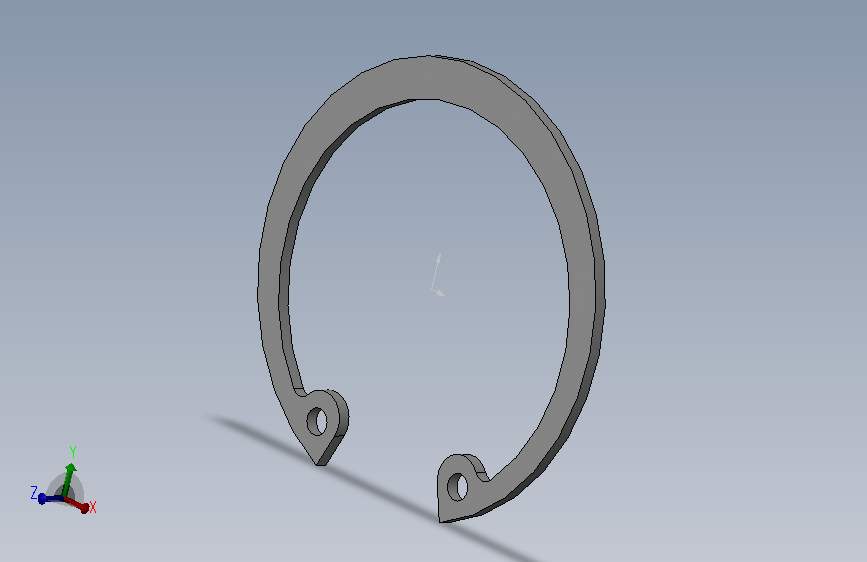 GB893．1-86孔用弹性挡圈A型47