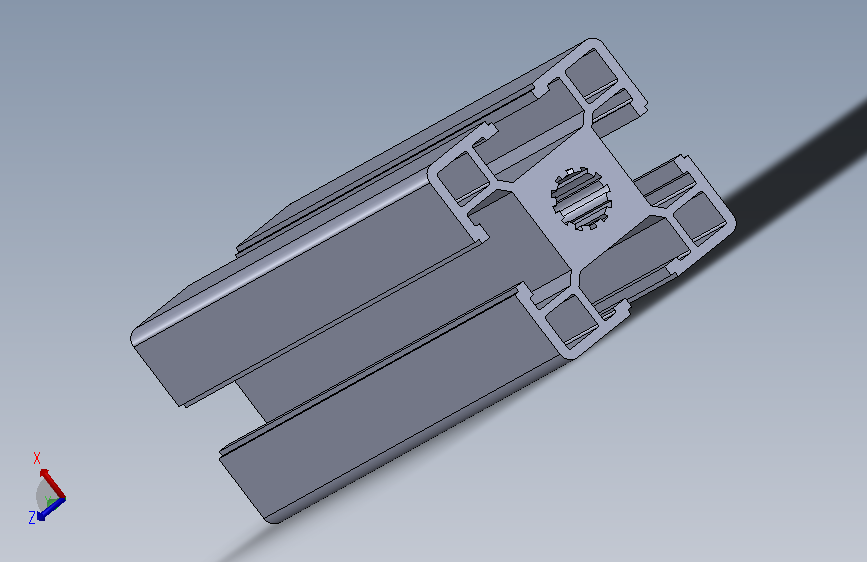 铝型材45x45x155-55-y 