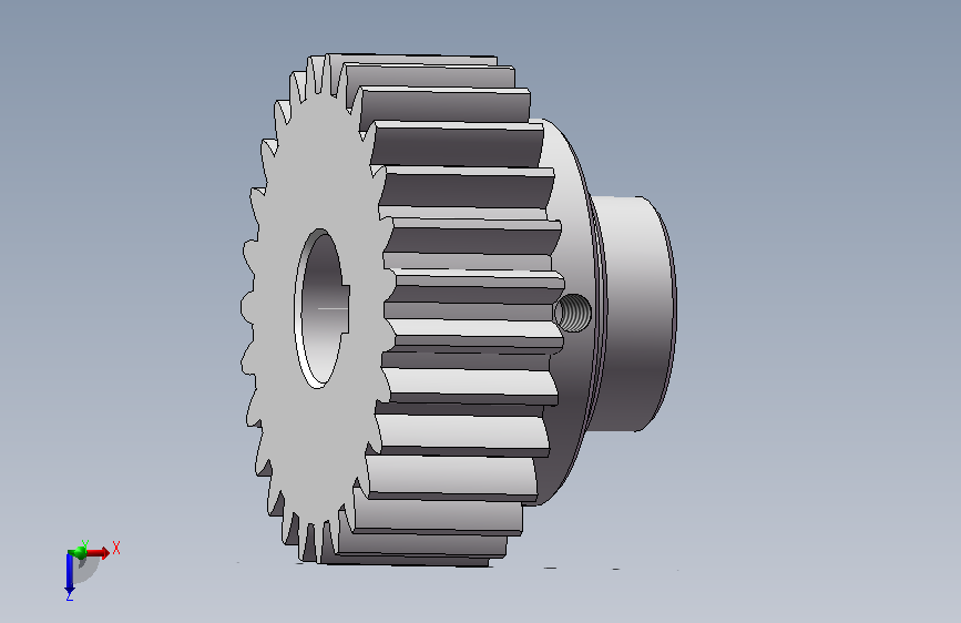 正齿轮 1.5M 27T 20PA 29FW