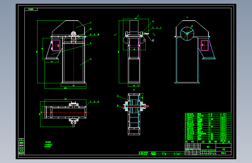TD100斗式提升机cad2004版=1166982=50