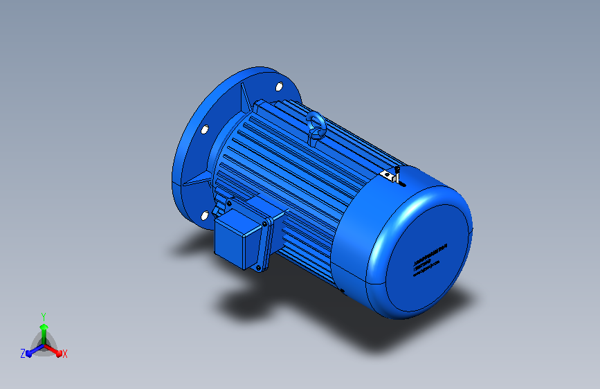 YEJ系列B5型电磁制动三相异步电动机1.5kw