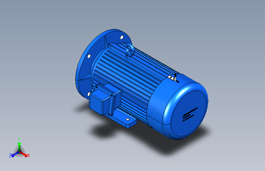 YEJ系列B35型电磁制动三相异步电动机1.5kw