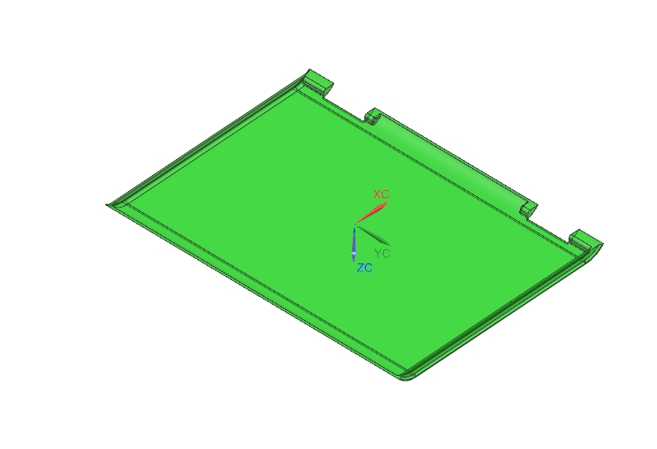 笔记本电脑上盖注塑模具设计-外壳塑料注射模含UG三维及11张CAD图-独家