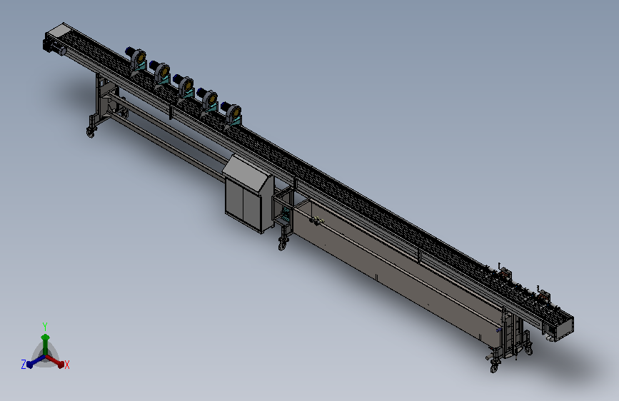 A02-10米不锈钢输送设备(风冷却+水冷却)