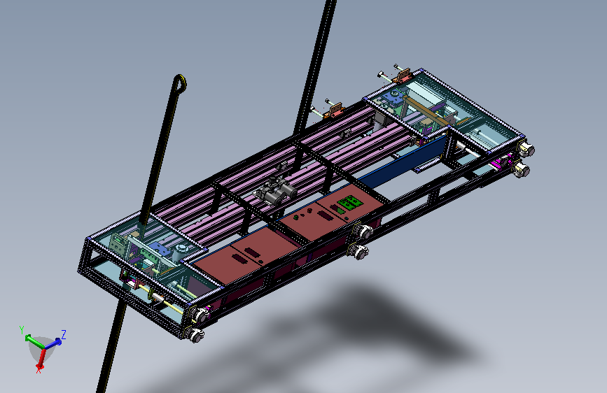 A13-倍速链升降循环输送设备