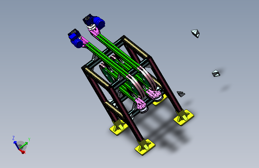 A40-夹瓶输送机 夹瓶链板输送机
