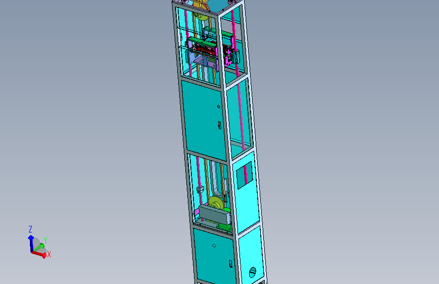 A30-非标输送带高空2.4米升降机提升机输送带机