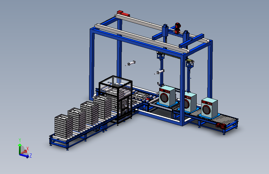 A36-滚筒洗衣机底托装配生产线(