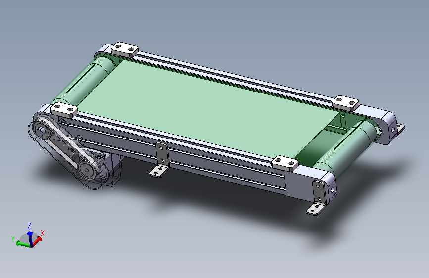 A65-小机构-PVC铝型材输送带