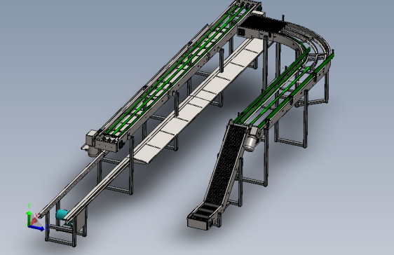A62-塑料平顶链板线