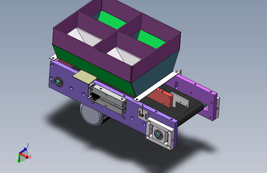 A66-小机构-带料斗供料包装类输送带