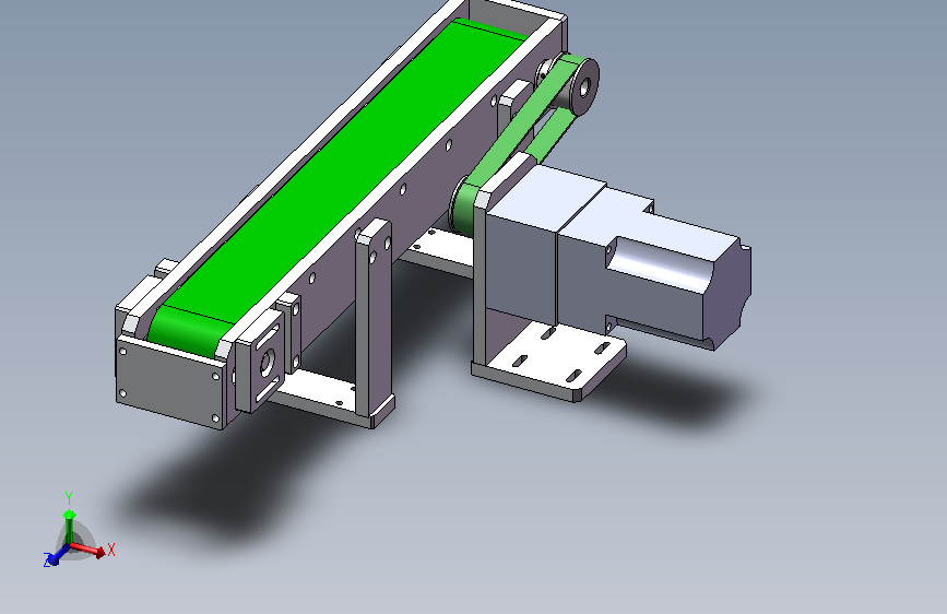 A71-小机构-同步带连接小型输送带