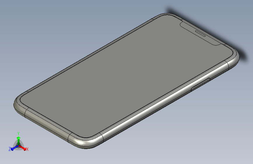 iPhoneX智能手机结构模型