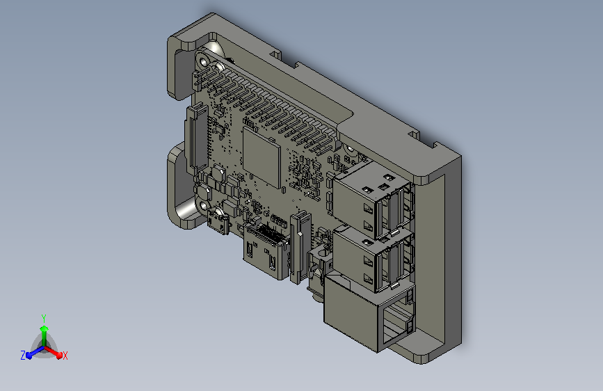 RaspberryPi4树莓派4v19单板计算机参考模型