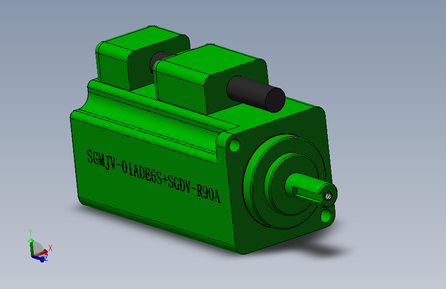 安川100W电机穿线孔D36驱动器L160W40H245 (2)