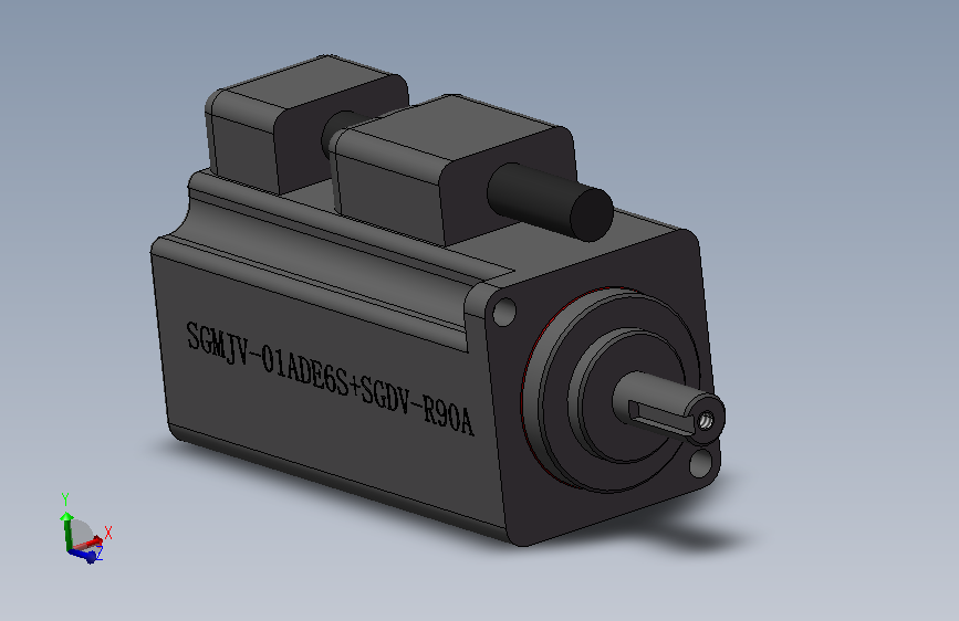 安川100W电机穿线孔D36驱动器L160W40H245