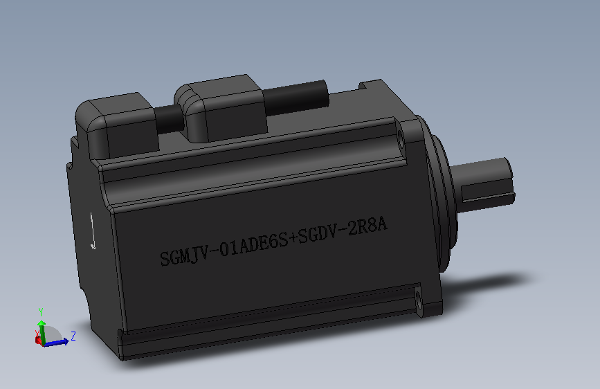 安川400W电机穿线孔D36驱动器L160W40H245
